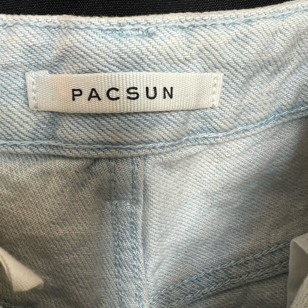 🩵 PacSun High Rise Festival Distressed Jean Shorts | Size 29 EUC - Picture 9 of 16